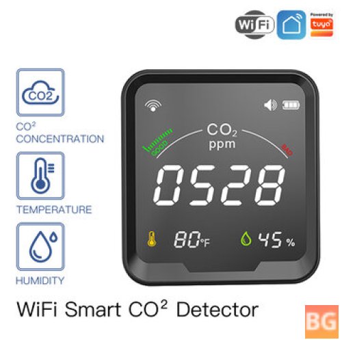 MoesHouse WiFi Smart CO2 Detector with Alarm