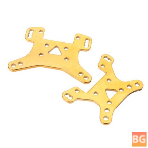 1PCS Wltoys 124017 124019 1/12 RC Car Spare Metal Front Rear Shock Absorber Plate Board 1833 Vehicles Parts