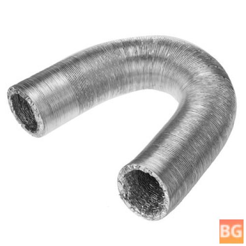 500cm Air Intake Outlet Pipe - Silver