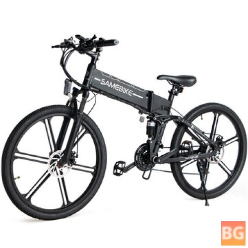 SAMEBIKE Folding Bike - 10Ah 48V 500W - 26 Inches - Moped Electric - Smart Folding - 80km - Mileage - Max Load - 100-150kg