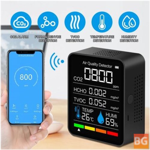 5-in-1 Bluetooth Air Quality Tester
