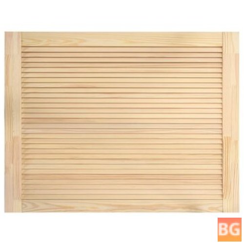 Solid Pine Louver Doors (4 Pack) - 39.5x59